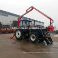 Wood Crane for ATV,tractor implement log trailer with crane